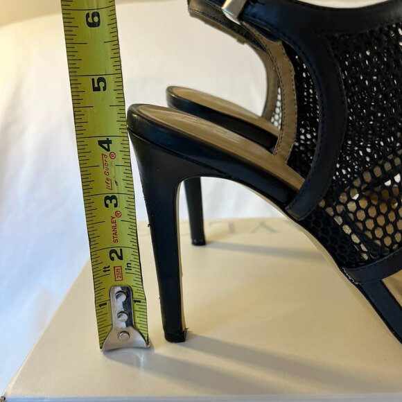 Ann Taylor "Leigh" Mesh Slingback Black Sandals - Size 10M - Picture 5 of 15